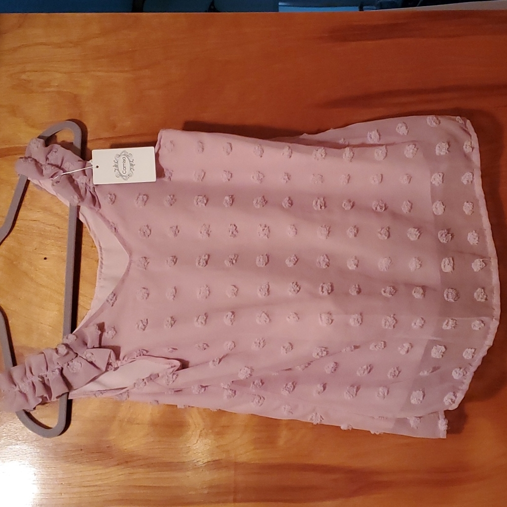 Brand new bouse . Size small. mauve color. Brand is Camisa